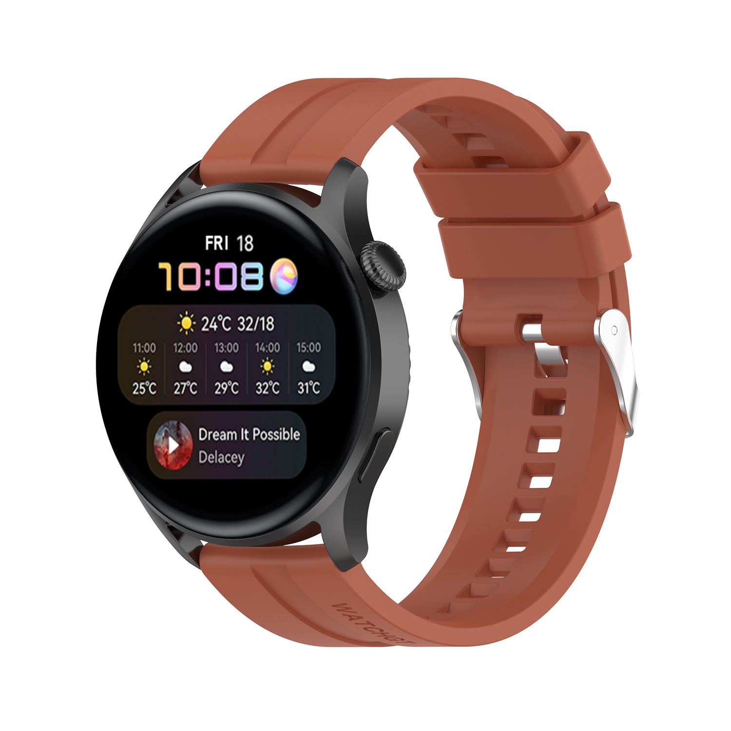 Replacement Silicone Adjustable Watch Band Strap 22mm for Huawei Watch 3 Watch 3 Pro Watch GT 2 46mm Watch Buds Replacement Silicone Adjustable Watch Band Strap 22mm for Huawei Watch 3 Watch 3 Pro Watch GT 2 46mm Watch Buds